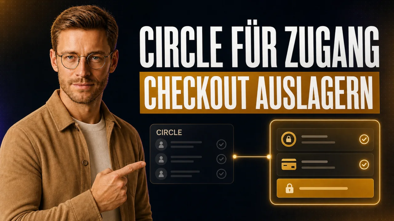 CloserCart Ratgeber-Thumbnail: Circle Paywalls: Zugang verkaufen, Checkout auslagern