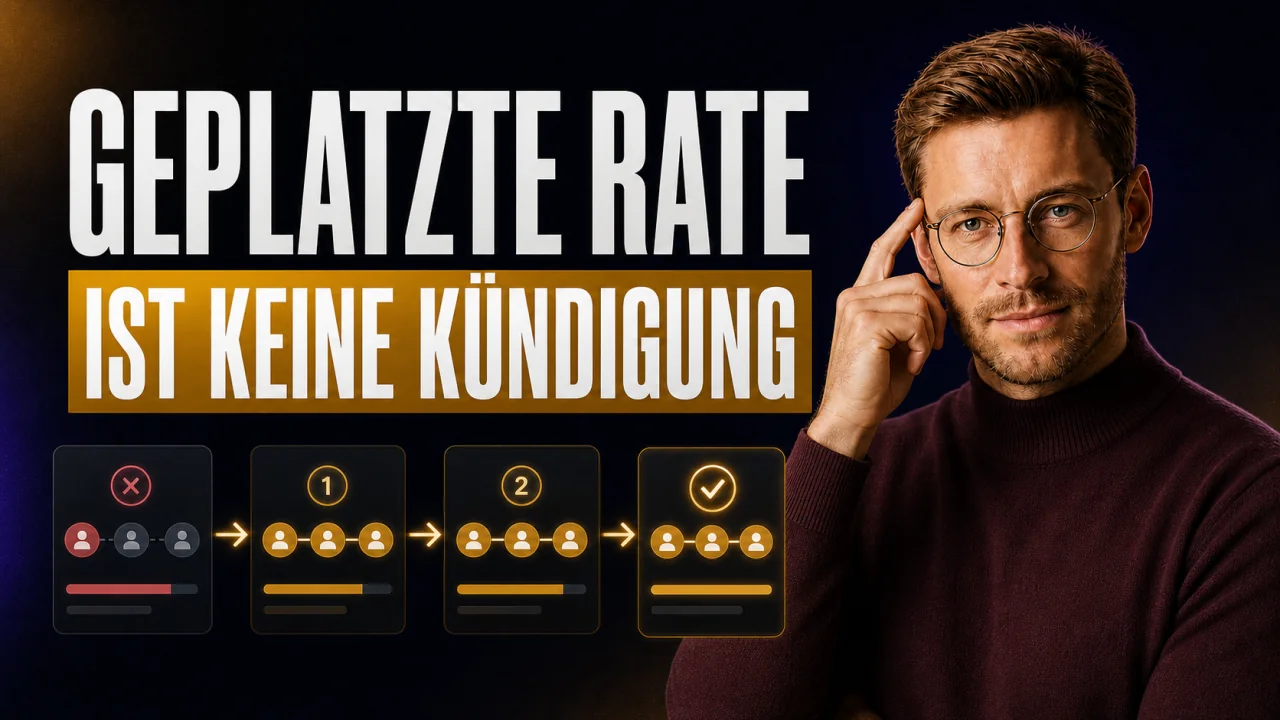 CloserCart Ratgeber-Thumbnail: Involuntary Churn: Geplatzte Raten sind kein Kündigungsgrund